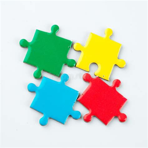 Multi Colored Puzzle Pieces Close Up Stock Photo Image Of Solution