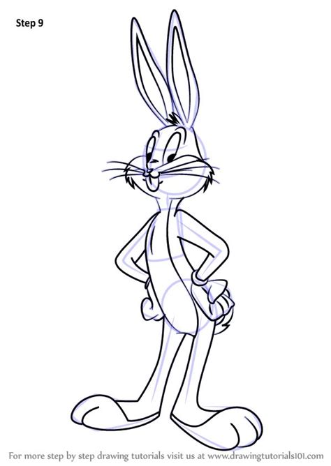 Learn How To Draw Bugs Bunny From Animaniacs Animaniacs Step By Step Drawing Tutorials