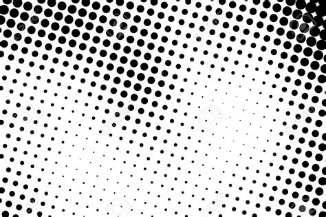 Halftone Dots Black And White Dot Background Black Dots On