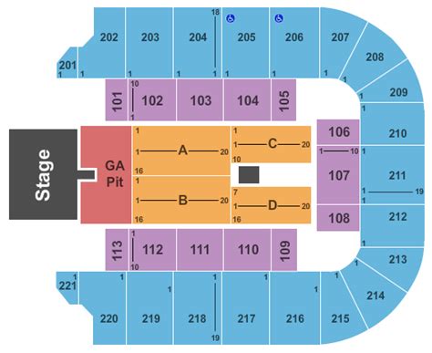 Bancorpsouth Arena Seating Chart And Maps Tupelo