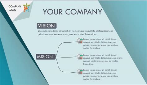 Simple Company Profile Powerpoint Template Free Download