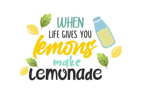 When Life Gives You Lemons Make Lemonade Fichier De Découpe Svg Par