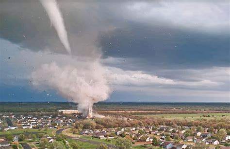 Drone Used To Capture Insane Tornado Footage Over Andover Kansas