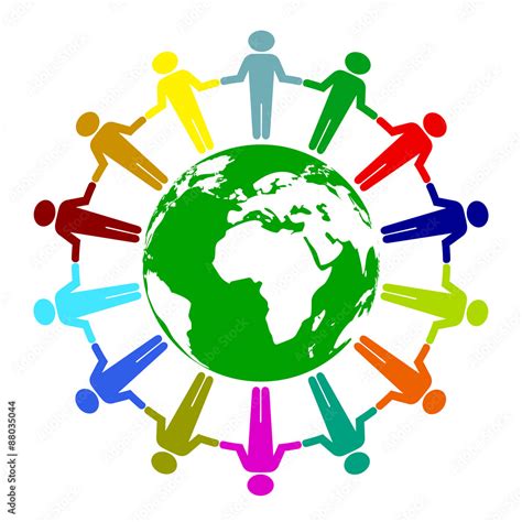 Peace Unity Icon Stock Vector Adobe Stock