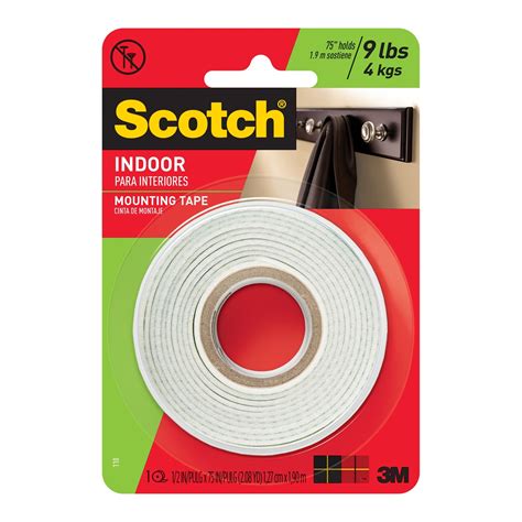 Scotch Mount 13mm X 19m Clear Double Sided Mounting Tape Bunnings