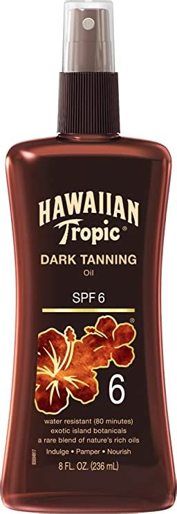 Hawaiian Tropic Dark Tanning Oil SPF Pump By Hawaiian Tropic Amazon Es Salud Y Cuidado Personal