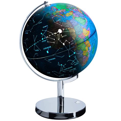 Usa Toyz Illuminated Constellation World Globe For Kids 3 In 1