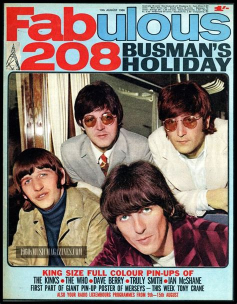 Fabulous August Music Magazines The Beatles Picture