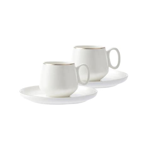 Karaca Titan Piece Porcelain Espresso Turkish Coffee Cup Set For
