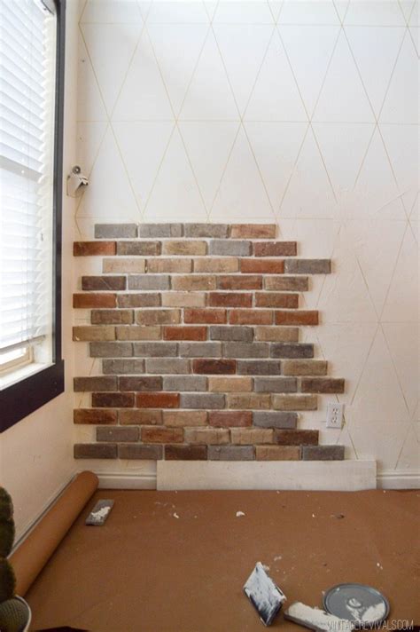 Faux Brick Veneer Wall Furniture Studio