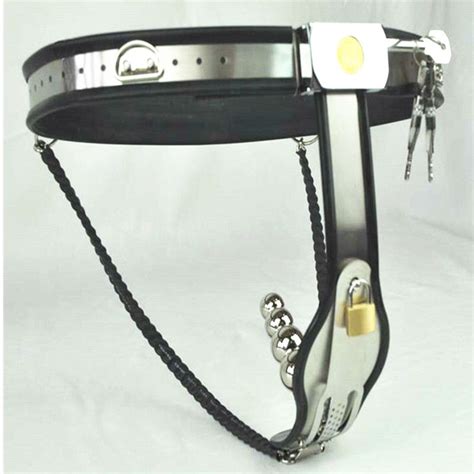Female Chastity Belt With Removable Anal Bead Plug Master Chastity Belt Female Restraint Device