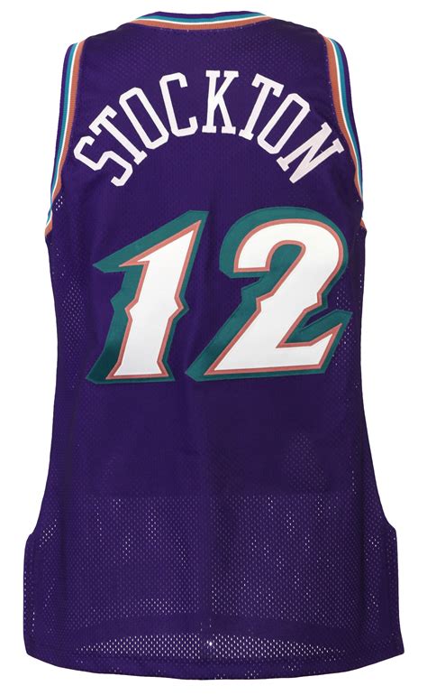 Lot Detail 1997 98 John Stockton Utah Jazz Signed Game Worn Road