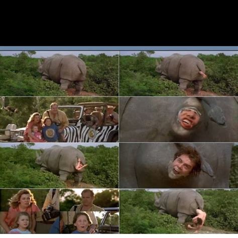 Ace Ventura When Nature Calls Look The Mother Rhino Is Giving Birth