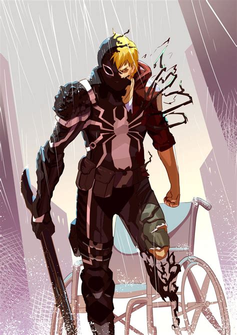 Agent Venom By Mangamie Marvel Spiderman Art Spiderman Art Marvel