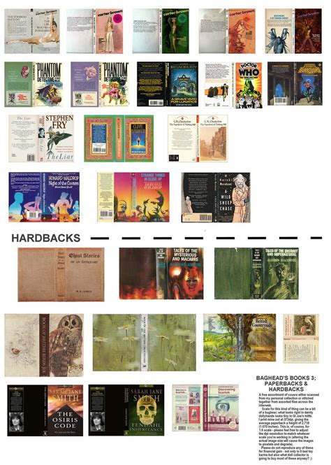 Meanwhile, peter tells me that lj announced that a million book covers are now available for download and display in library opacs via librarything.i expect libraries will be delighted to try this service. Printable Book Covers vol 3 | Another set from Baghead's ...