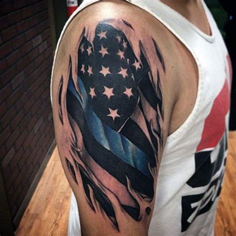 148 Cool American Flag Tattoos That Shout Patriotism And
