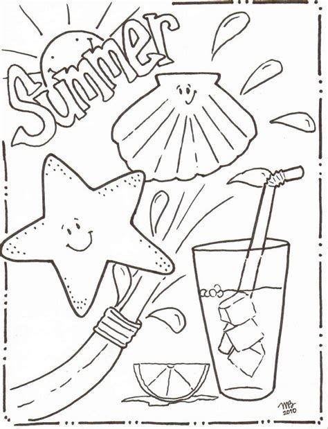 36 Free Printable Summer Coloring Pages Free Summer Printables For