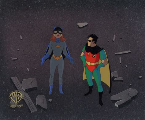 Batman The Animated Series Original Production Cel Batgirl Robin