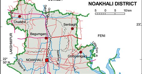 Maps Of Bangladesh Political Map Of Noakhali District Vrogue Co