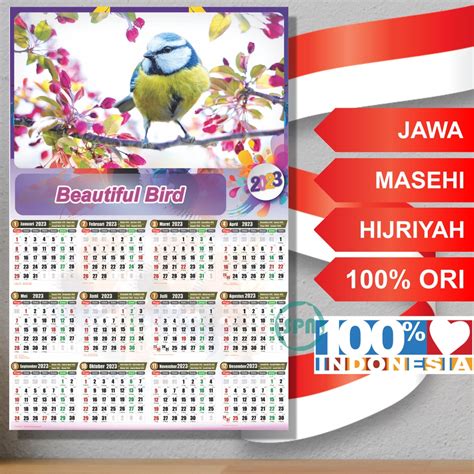 Jual Spn Center Kalender 2023 Aesthetic Murah Non Custom Indah Alami