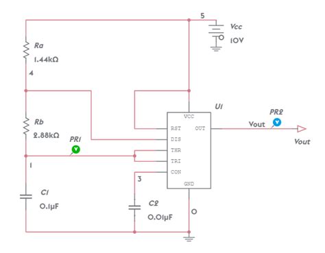 18bec0290 Task 5 Expt Astable Multivibrator Using 555 Timer With 40
