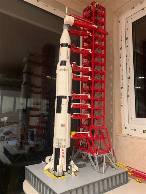 Sammensnøret Psykologisk Patologisk Lego Saturn V Stand Indtil Nu