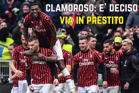 Calciomercato Milan, decisione presa: via a gennaio in ...