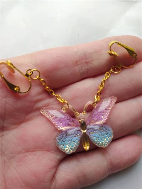 Dangle Labia Clit With Butterfly Non Piercing Clit Jewelry Etsy Uk