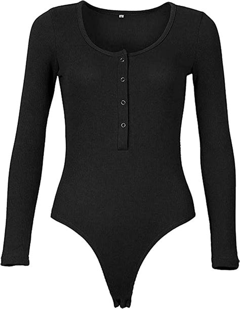 One Piece Knitted Bodysuits Sexy Club Outfits V Neck Long Sleeve Body