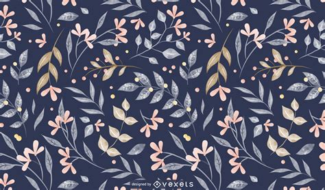 Find & download free graphic resources for pattern. Spring Leaves Pattern Design - Vector Download
