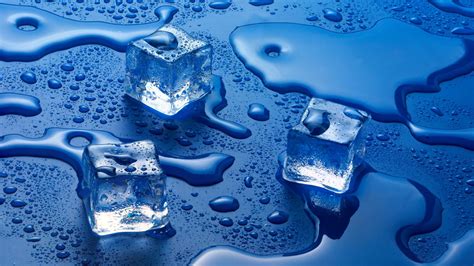 Ice Cubes With Water Drops 4k Hd Ice Cube Wallpapers Hd Wallpapers