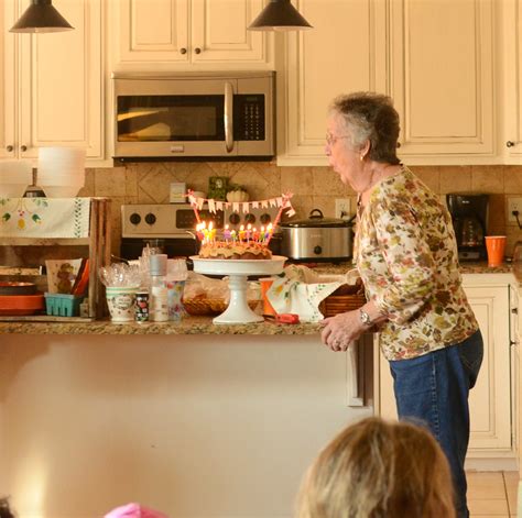 Here's a range of warm and fun birthday cards for grandparents, to let them know how much you treasure them. The Rosy Life: Grandma's SURPRISE 80th birthday party!