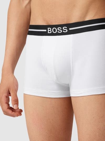 Boss Trunks Mit Stretch Anteil Im 3er Pack Black Online Kaufen