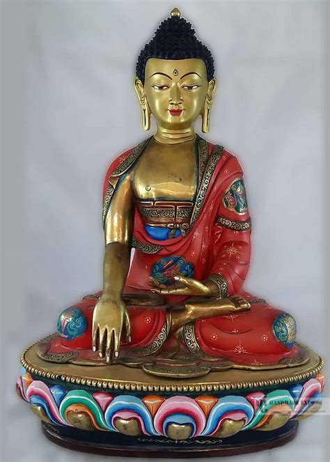 Buddhist Statues : Masterpiece Statue Of Shakyamuni Buddha Gold And ...