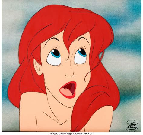 The Little Mermaid Ariel Production Cel Disney 1989 Lot 95238 Heritage Auctions
