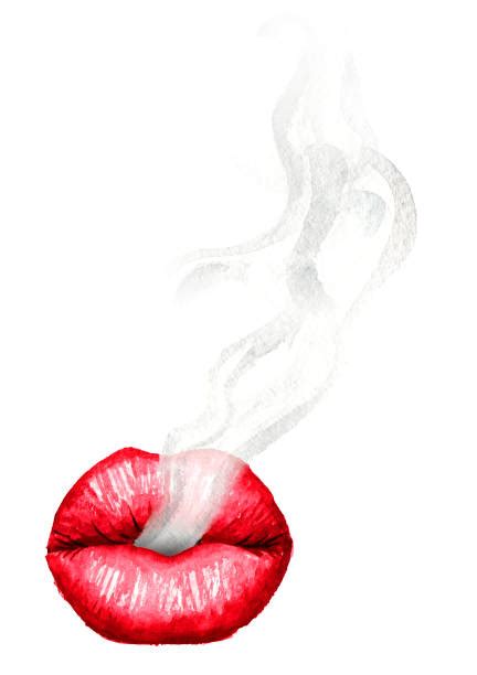 Lips Smoke Illustrations Royalty Free Vector Graphics And Clip Art Istock
