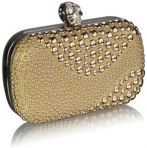 Wholesale And B2b Gold Studded Box Clutch Bag Supplier And Manufacturer