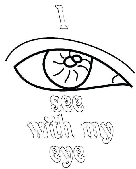 Eye Coloring Page Free Download On Clipartmag