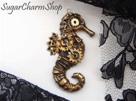 Steampunk Seahorse Drawing