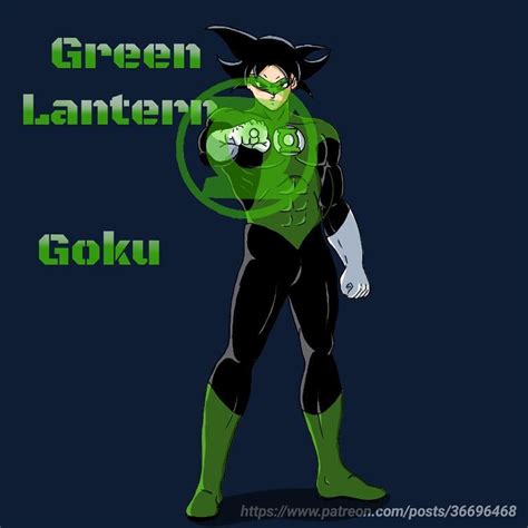 Goku Green Lantern By Artex Raito On Deviantart