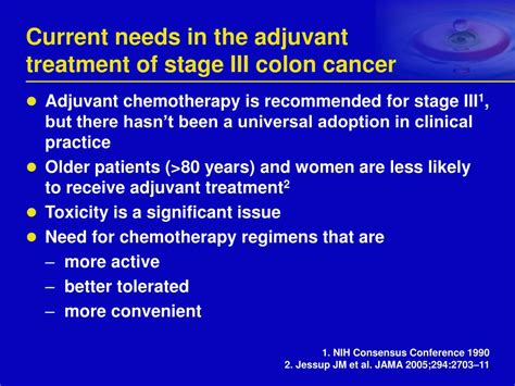 Ppt Combination Regimens For Adjuvant Therapy Of Stage Iii Colon