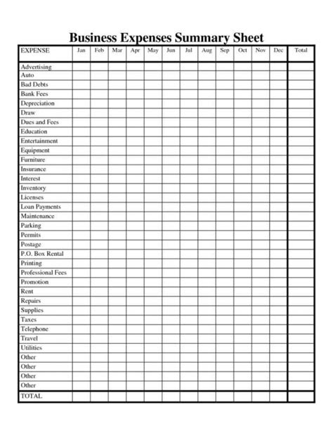 sample expense spreadsheet sample expense spreadsheet