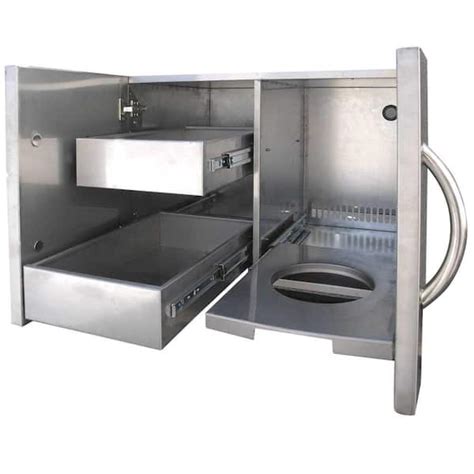Cal Flame Outdoor Kitchen 30 In Stainless Steel Door And Drawer Combo