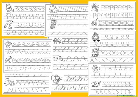 Fichas De Grafomotricidad Para Imprimir 4 Y 5 Años Web Handwriting