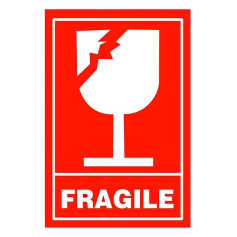 Buy Fragile Stickers Glass Stickers Handle With Care Shipping Stickers Mailing Postage Parcel
