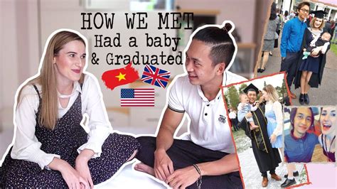 How We Met Interracial Couple Amwf Long Distance Relationship Youtube