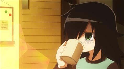 Anime Character Drinking Coffee Wallpapers Wallpaper Cave