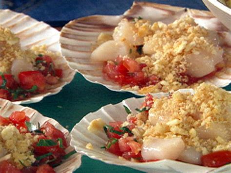 Scallops On The Half Shell Recipe Alton Brown Cooking Channel