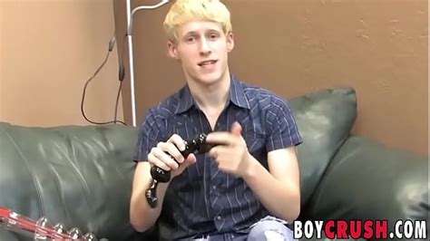 Blonde Twink Aiden Ash Hot Dildo Drilling While Jerking Off Xxx Mobile Porno Videos And Movies