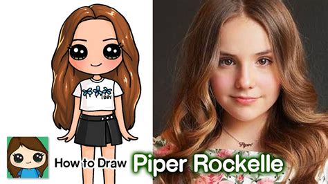 How To Draw Piper Rockelle Famous Youtuber